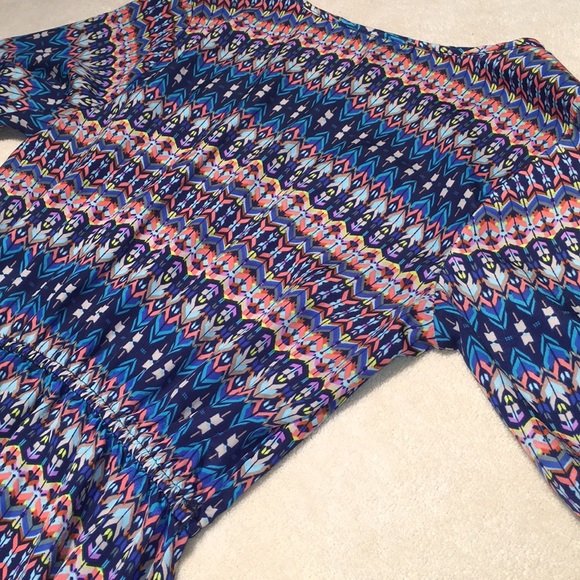 BeBop Women’s Qrt Sleeve Multicolor Summer Dress - Picture 6 of 8